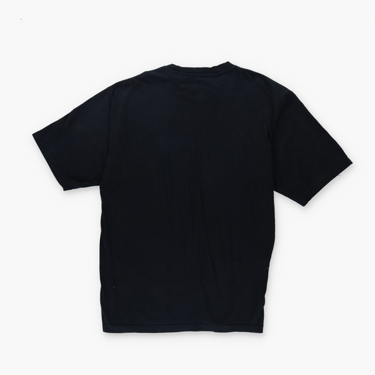 AVIREX 100% Cotton Black Studded Y2K Grunge Black T-Shirt (M-L)