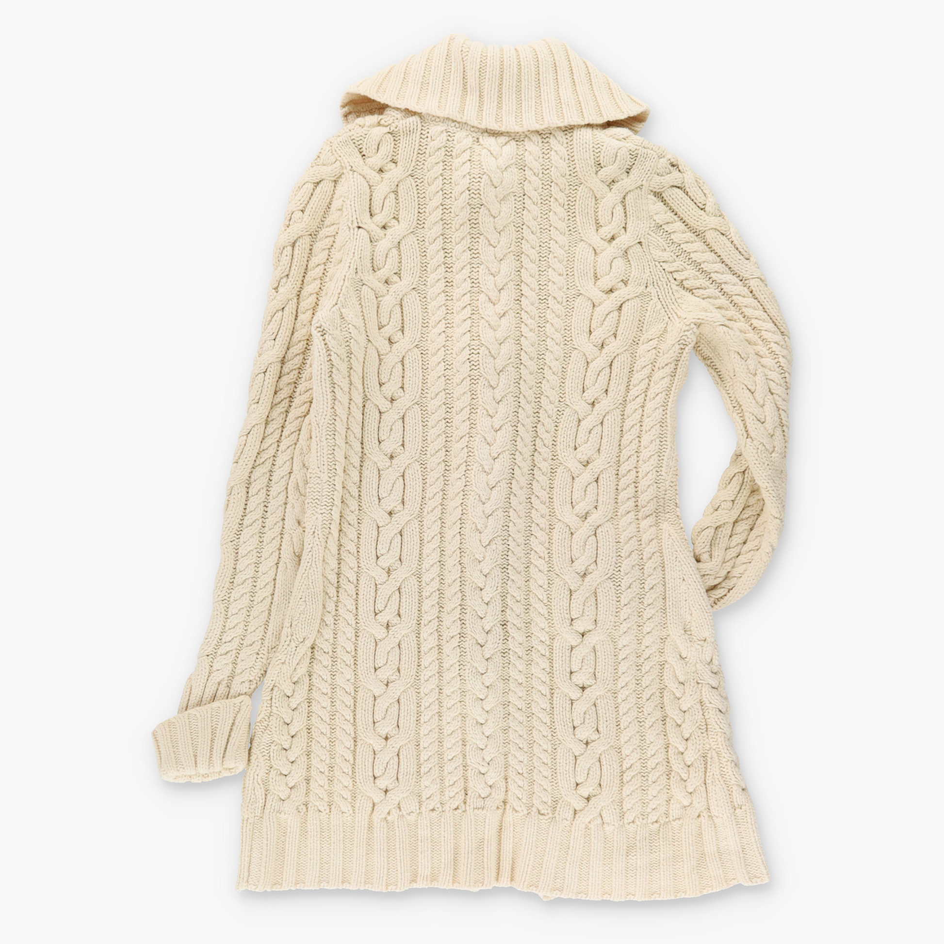 Vintage RALPH LAUREN POLO Cable Knit Toggle Cardigan Coat *Aubs Vintage Sole Melbourne