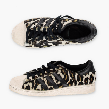 ADIDAS Superstar 82 'GY8798' Leopard Print Fur Sneakers (10)