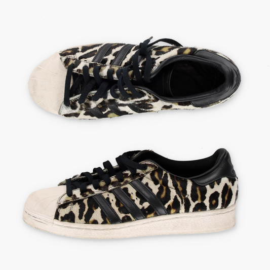 ADIDAS Superstar 82 'GY8798' Leopard Print Fur Sneakers (10)