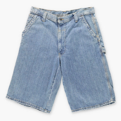 Vintage POLO RALPH LAUREN JEANS Y2K Canton Carpenter Jorts Jean Shorts (33)