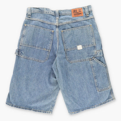 Vintage POLO RALPH LAUREN JEANS Y2K Canton Carpenter Jorts Jean Shorts (33)