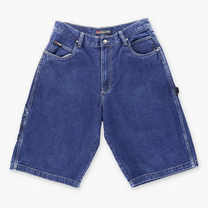 JNCO JEANS Y2K Carpenter Red & Blue Jorts Denim Jean Shorts (34)