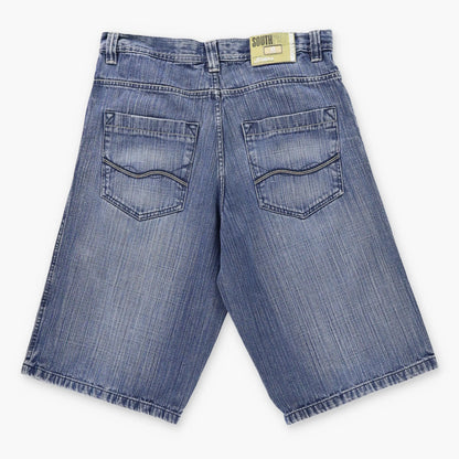 Vintage SOUTHPOLE Y2K Jorts Faded Denim Blue Jean Shorts (36)