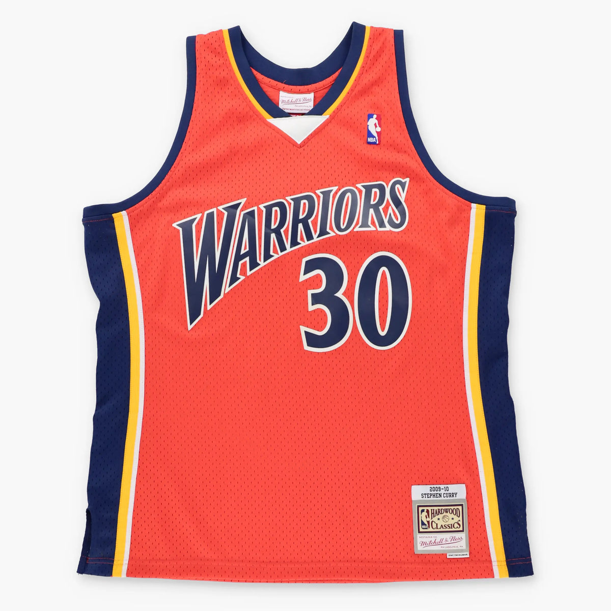 MITCHELL & NESS Golden State Warriors NBA #30 Stephen Curry 2009/2010 Throwback Basketball Jersey (XL)