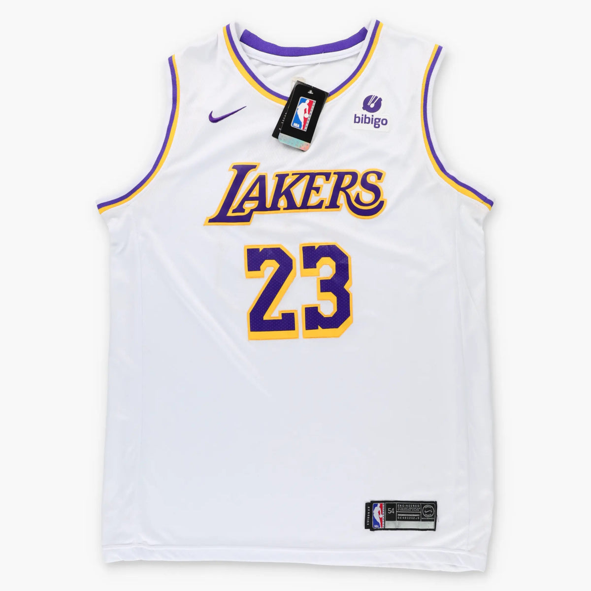 NIKE LeBron James #23 NBA Los Angeles Lakers Basketball Jersey With Original Tags (L-XL TALL)