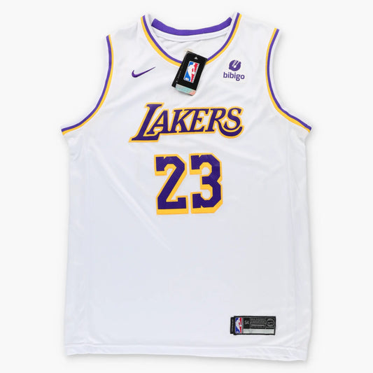 NIKE LeBron James #23 NBA Los Angeles Lakers Basketball Jersey With Original Tags (L-XL TALL)