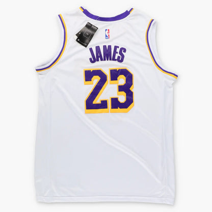 NIKE LeBron James #23 NBA Los Angeles Lakers Basketball Jersey With Original Tags (L-XL TALL)