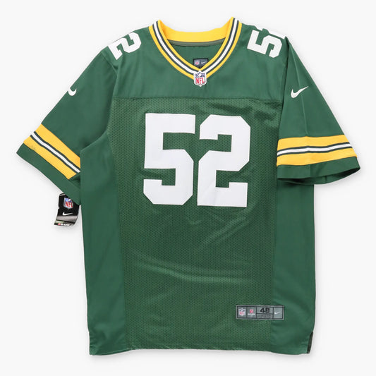 NIKE Green Bay Packers Clay Matthews #52 NFL Home Jersey With Original Tags (XL TALL)