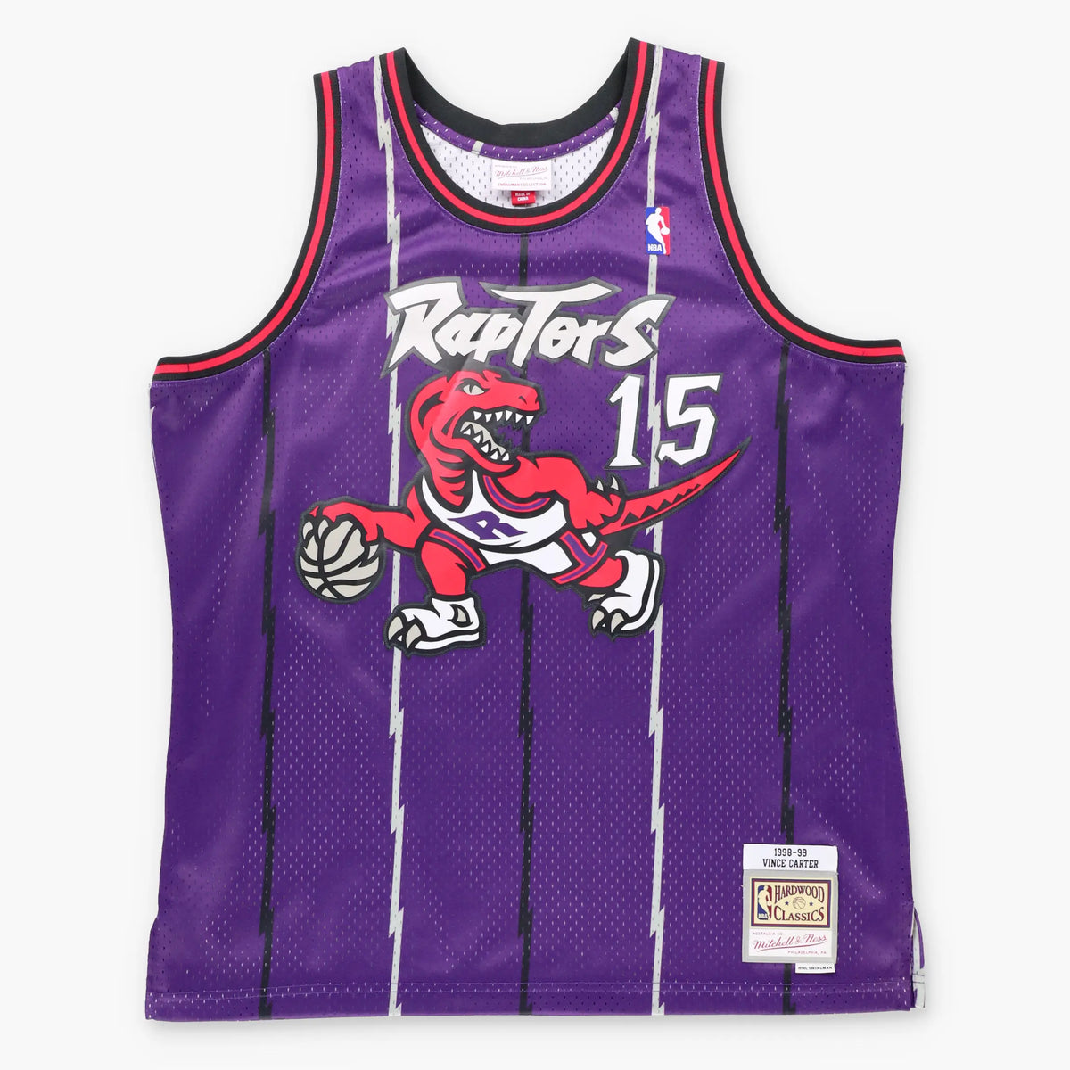 MITCHELL & NESS Toronto Raptors NBA #15 Vince Carter Throwback Basketball Jersey (XL)