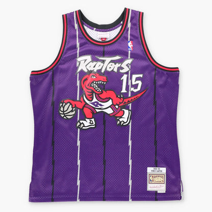 MITCHELL & NESS Toronto Raptors NBA #15 Vince Carter Throwback Basketball Jersey (XL)
