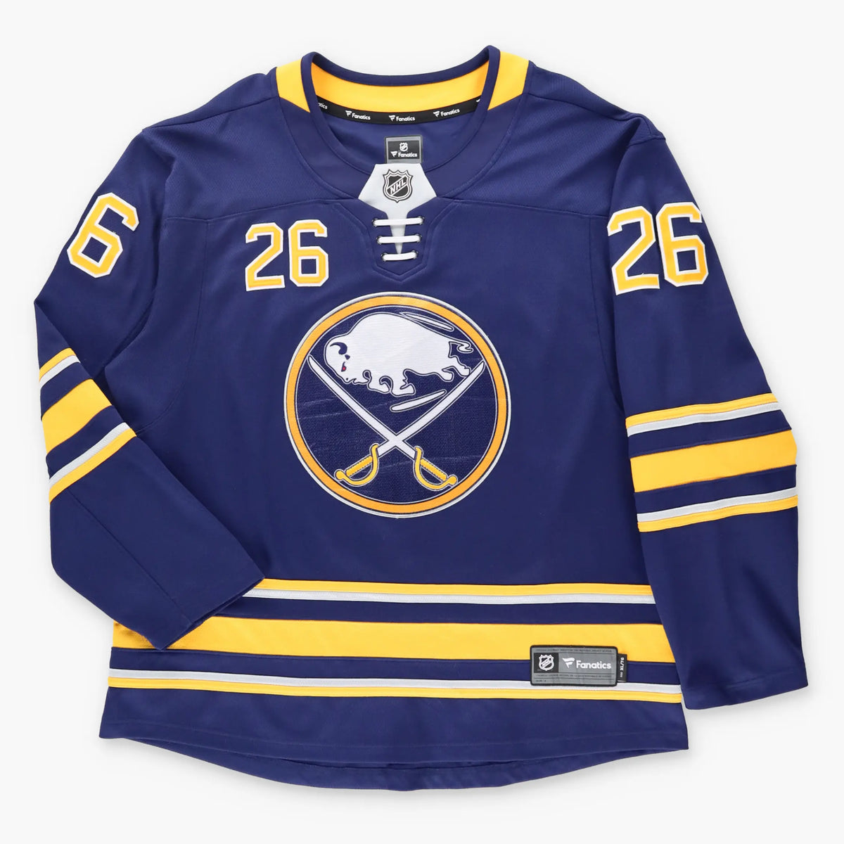 Buffalo Sabres NHL #26 Rasmus Dahlin FANATICS Hockey Jersey (XL-XXL)