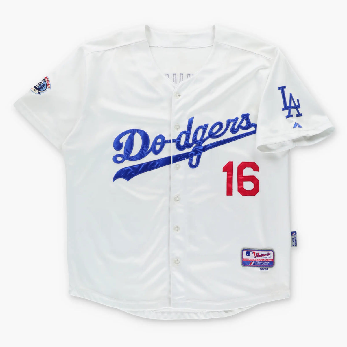 MAJESTIC Los Angeles Dodgers MLB #16 Andre Ethier Baseball Jersey (L)