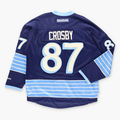 REEBOK Pittsburgh Penguins NHL Sidney Crosby #87 Hockey Jersey (XL-XXL)