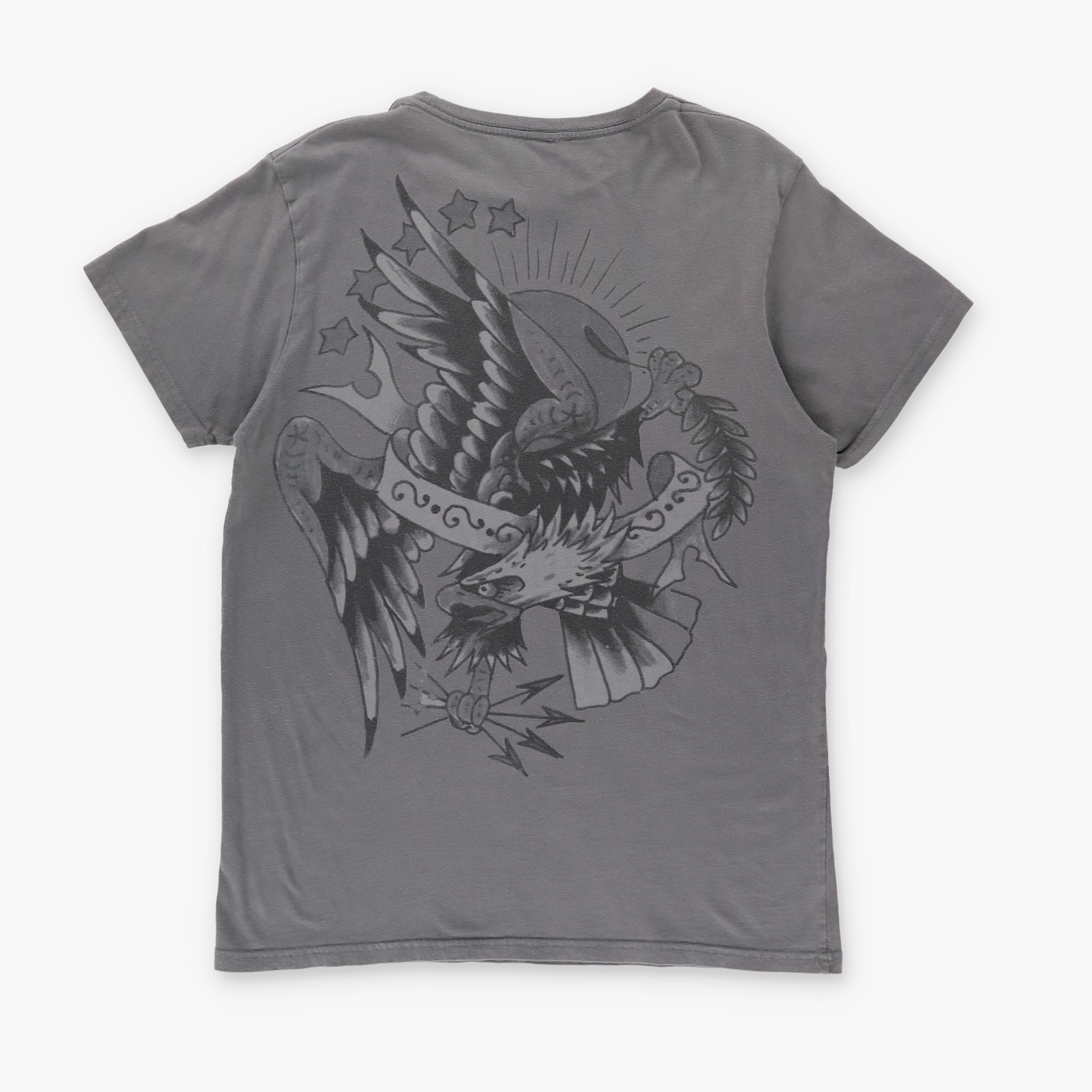 ED HARDY Y2K Embellished Snake Top Hat USA Made Purple Tee (M)