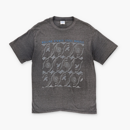 1989 ROLLING STONES Steel Wheels USA Made 50/50 Band Tour Tee (M-L)