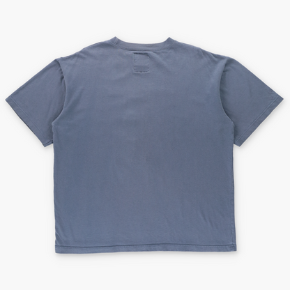 LOONEY TUNES Marine Corps Embroidered Bugs Bunny Light Blue T-Shirt (L)