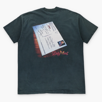 Dolly Parton Single Stitch 'Dollywood' Tour Double Sided Dark Grey T-Shirt (XXL)