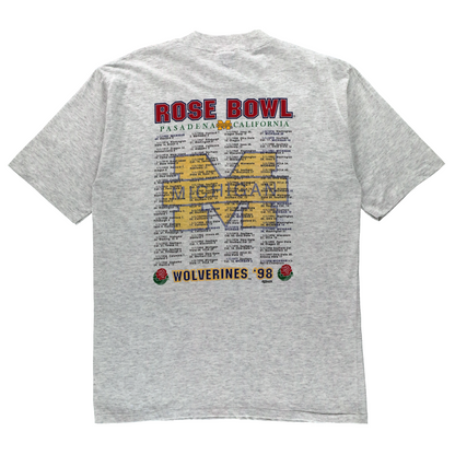 Rose Bowl Michigan Wolverines USA Made ALLSPORT College Football TShirt (L TALL)