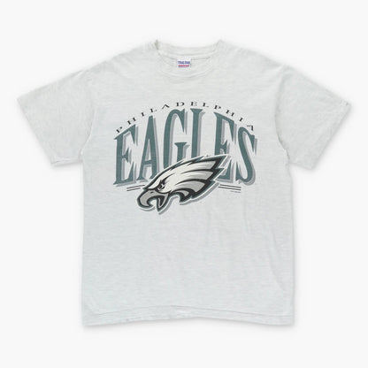 1996 Vintage Philadelphia Eagles NFL Grey & Green Football T-Shirt (L)