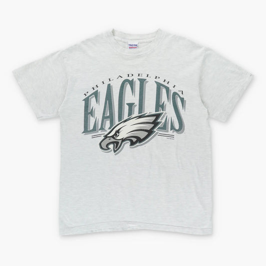 1996 Vintage Philadelphia Eagles NFL Grey & Green Football T-Shirt (L)