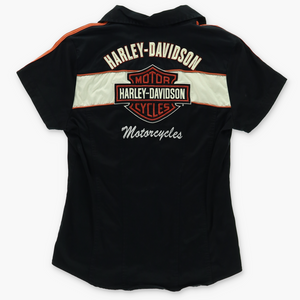 HARLEY DAVIDSON Full Zip Garage Mechanic Shirt (Women's M)