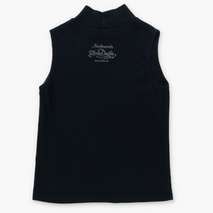 HARLEY DAVIDSON Embellished Logo Mock Neck Tank Top USA Made (Women's XL)