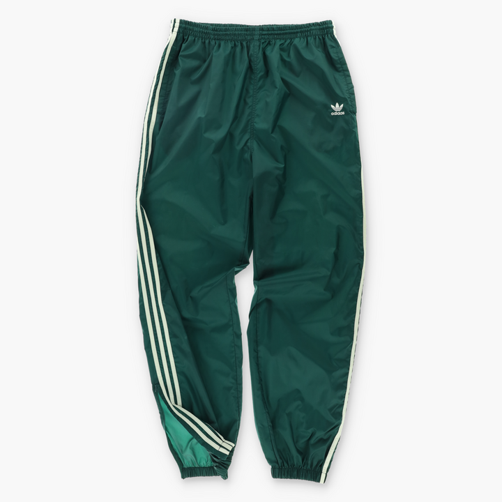 ADIDAS 3-Stripe Zipped Elastic Cuff Green Track Pants (XL)