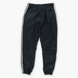 ADIDAS 3-Stipe Classic Black Zip Cuff Track Pants (L)