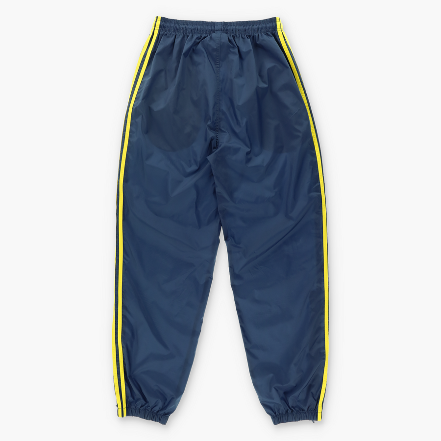 ADIDAS Blue & Yellow 3-Stripe Track Pants (M-L)