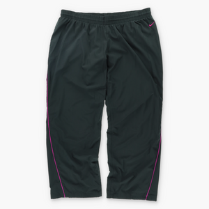 NIKE Black & Pink Swoosh Logo Track Pants (XXL)
