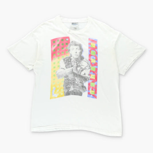 Vintage 1989 PAUL MCCARTNEY Paper Thin Single Stitch World Tour Band T-Shirt (XL)