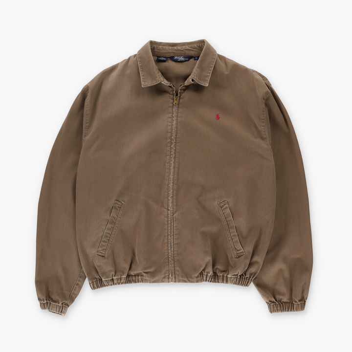 RALPH LAUREN POLO Brown 'Harrington' Jacket USA Made (L)