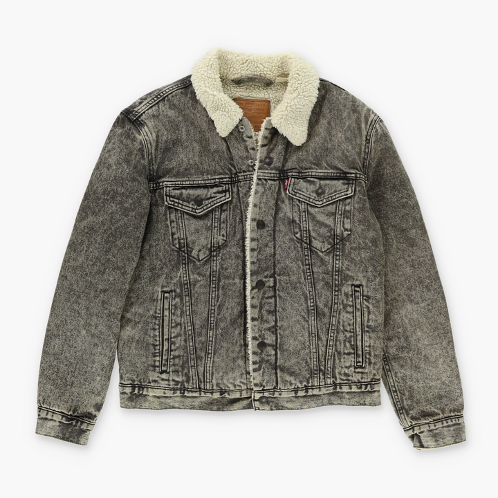 LEVI'S Fleece Lined Denim Trucker Jacket (M)
