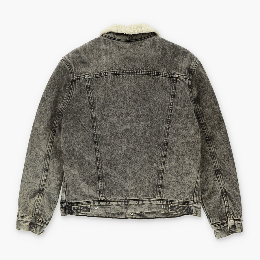 LEVI'S Fleece Lined Denim Trucker Jacket (M)