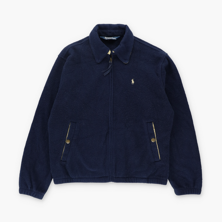 RALPH LAUREN POLO Navy Blue Fleece Polartec Jacket (S-M)