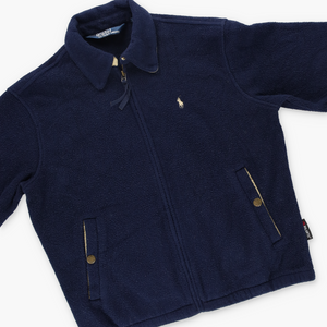 RALPH LAUREN POLO Navy Blue Fleece Polartec Jacket (S-M)