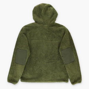 THE NORTH FACE Green 'Campshire' 1/4 Zip Fleece Hoodie (L)