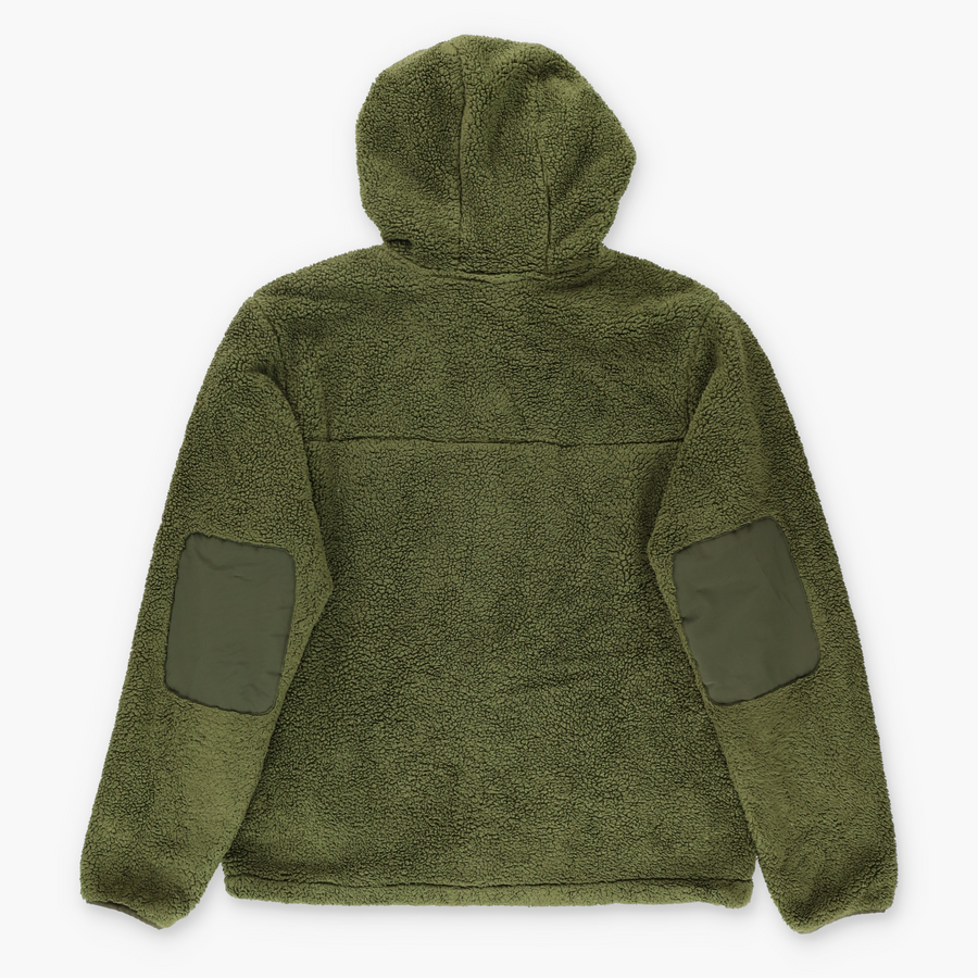 THE NORTH FACE Green 'Campshire' 1/4 Zip Fleece Hoodie (L)