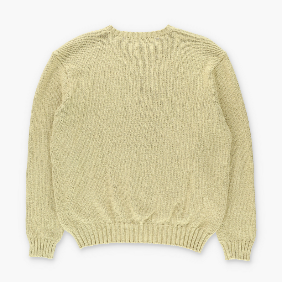 RALPH LAUREN POLO Beige Terry Cloth Knit Sweater (XL-XXL)