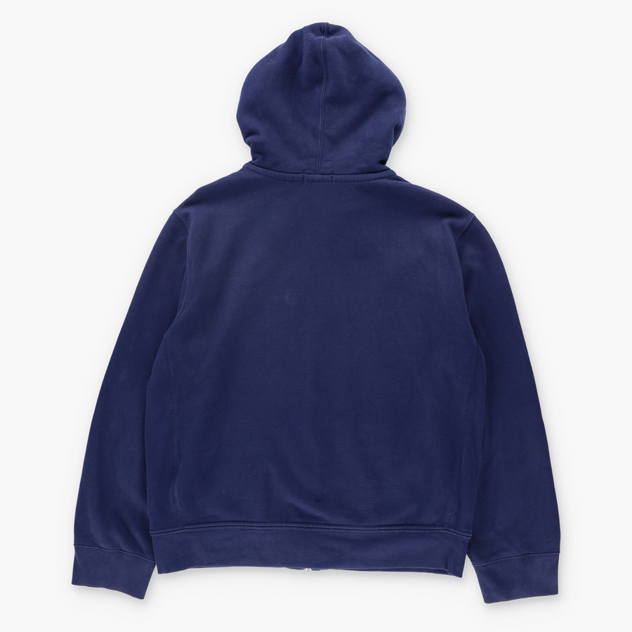 RALPH LAUREN POLO Navy Blue Full Zip Hoodie Sweatshirt (L)