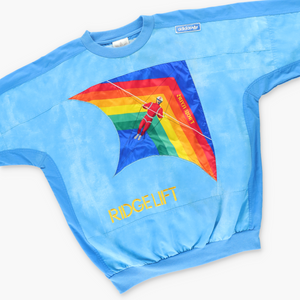 Vintage ADIDAS 80s 'T-Rose Flyers' Kelly Ridge Paragliding Sweatshirt (L)