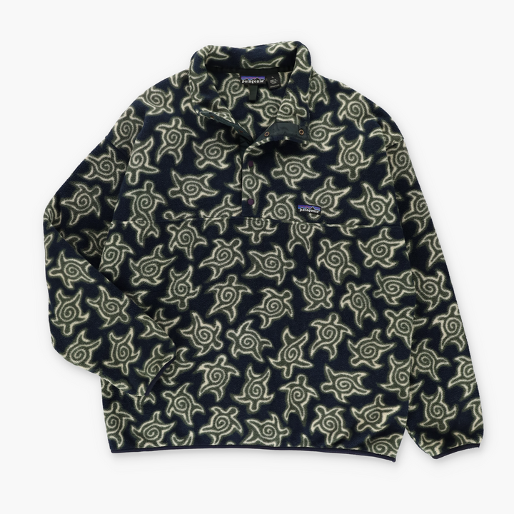 PATAGONIA 'Synchilla' 90s Turtle 1/4 Snap Fleece Sweatshirt Canada Made (XL)