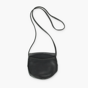 Vintage COACH 'Casey' Black Leather Crossbody Bag USA Made
