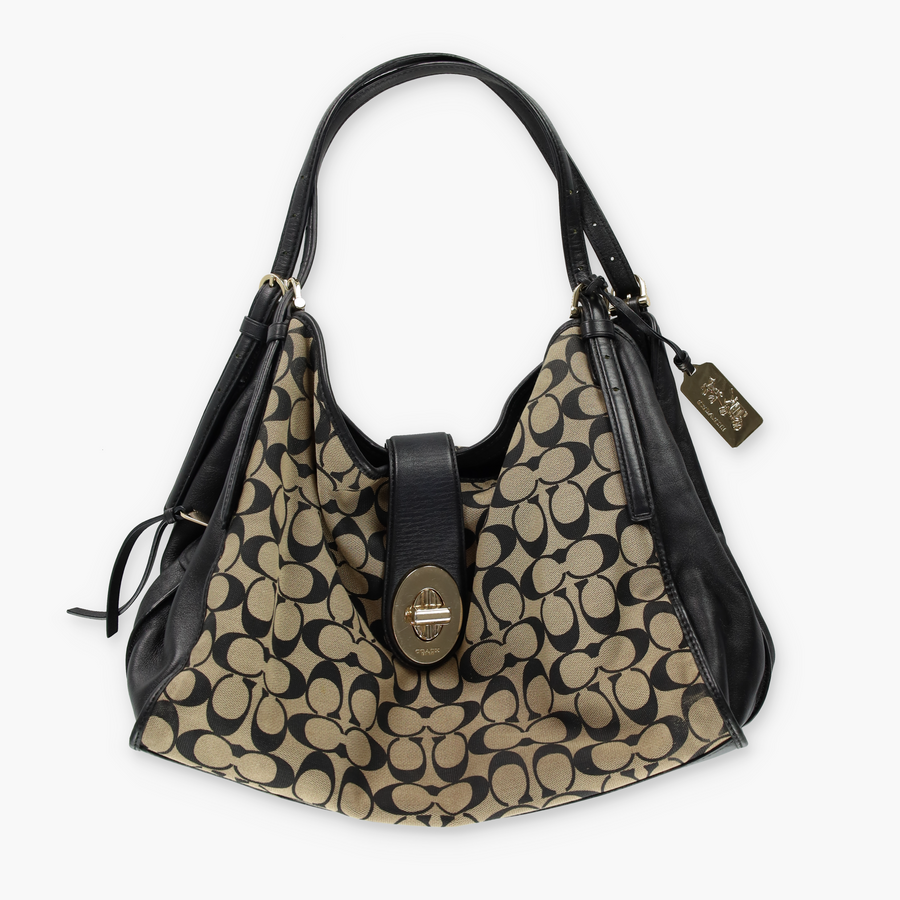 COACH 'Madison Carlyle' 32907 Signature Print Hobo Bag