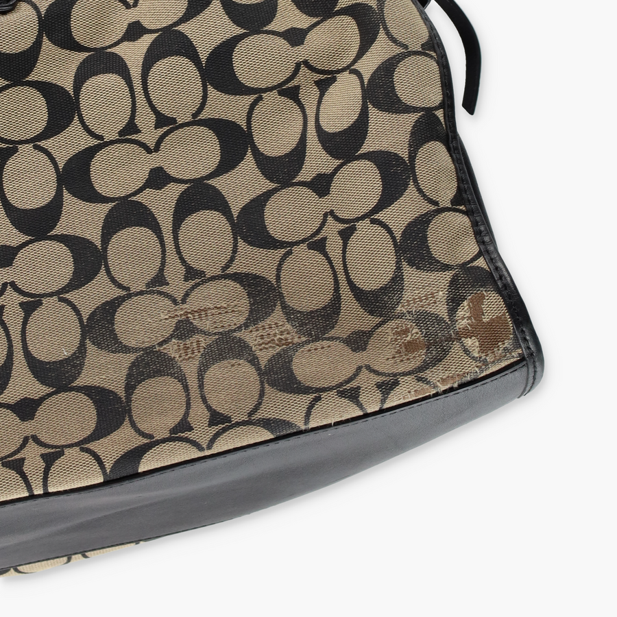 COACH 'Madison Carlyle' 32907 Signature Print Hobo Bag