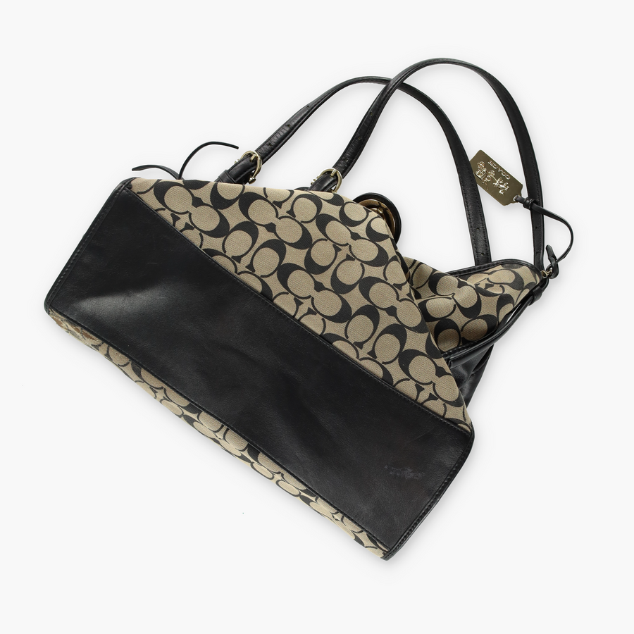 COACH 'Madison Carlyle' 32907 Signature Print Hobo Bag