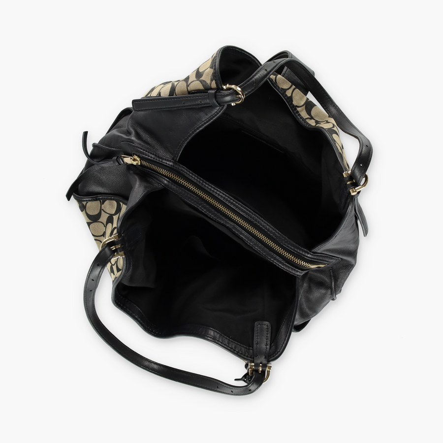 COACH 'Madison Carlyle' 32907 Signature Print Hobo Bag