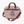 JUICY COUTURE Pink Velour Messenger Laptop Bag