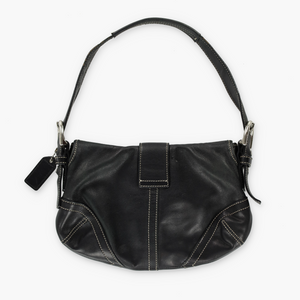 COACH 'Soho' 9247 Black Leather Hobo Shoulder Bag